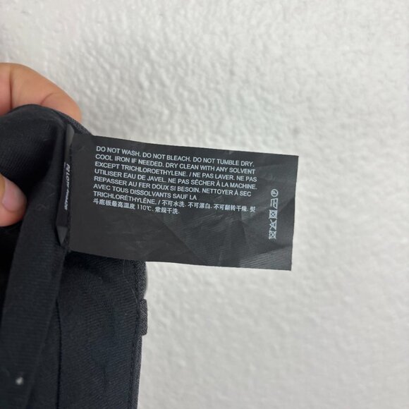 Theory Womens Heather Gray Stretch Mid Rise Straight Ankle Dress Pants Size 8 - Picture 6 of 10